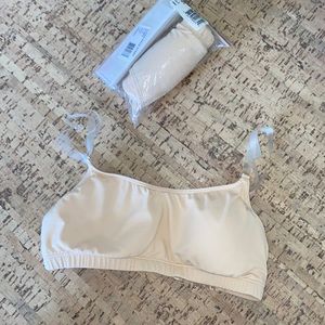 Capezio Clear Strap Bra with extra straps